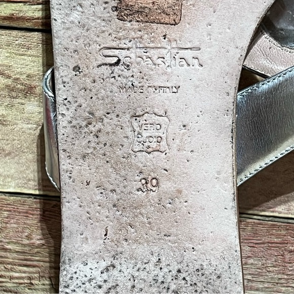 Sebastian Big Jeweled Thong Sandals - Picture 8 of 8